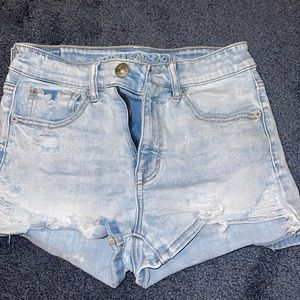 American eagle hi rise shorts